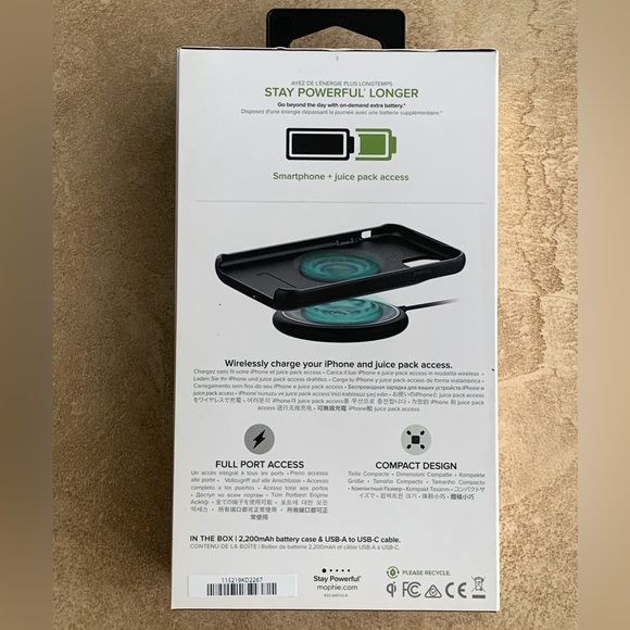 NEW Mophie Charging Battery Case for Apple iPhone 11 Pro Max - Black - Picture 7 of 7